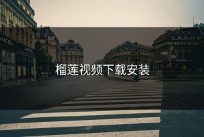 榴莲视频下载安装